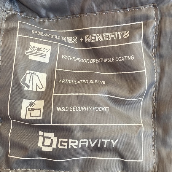 Gravity winter ski jacket in size small. Very pretty dark blue color. - Picture 12 of 13